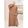 Abaya velours cotelé oversize CHAHLA