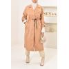 Daliya Suede Trench