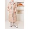 Parka Frau Reversible Winter Beige