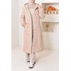 Parka Frau Reversible Winter Beige