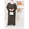 Abaya velours cotelé oversize Houda