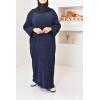 Houda oversized velvet abaya