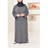 Oversize-Abaya aus Kordelzug Houda