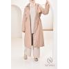 Long fur-lined parka SAFIYA Beige