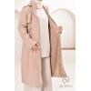 Long fur-lined parka SAFIYA Beige