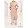 Long fur-lined parka SAFIYA Beige