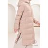 Size + Women's Long Latte Daunenjacke New York