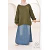 Nessima long corduroy tunic