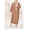 Abaya velours cotelé oversize pas cher