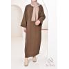 Abaya velours cotelé oversize pas cher