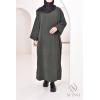 Abaya velours cotelé oversize pas cher