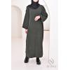 Houda oversized velvet abaya