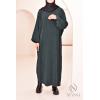 Houda oversized velvet abaya