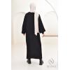 Houda oversized velvet abaya