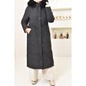 Reversible fur parka Black ASPEN