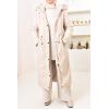 Reversible Beige NEIGE fur parka