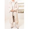 Reversible Beige NEIGE fur parka