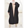 Black Saphora oversized butterfly coat