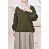 Oversize-Pullover aus Strick Amel