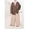 Veste tailleur oversize Paris Marron