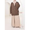 Veste tailleur oversize Paris Marron