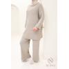 Damen-Set aus Strick Comfy Taupe