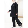 Women's woven knit set Urban Cocoon Black