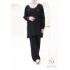 Women's woven knit set Urban Cocoon Black