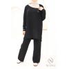 Women's woven knit set Urban Cocoon Black