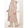 Parka réversible fourrure Beige FEMME