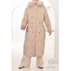 Parka réversible fourrure Beige FEMME