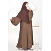 Umm Khadijâa Flared abaya with puffed sleeves