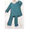 Velvet Dream Pantsuit Green