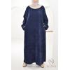 Robe longue en velours UMM AICHA