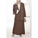 Ensemble tailleur Jupe MONACO marron