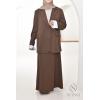 MONACO brown skirt suit set