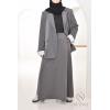 Ensemble tailleur Jupe MONACO gris foncé