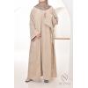 Kimono-Set aus Samt Modesty Beige