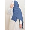 Premium Jersey Hijab with Fériel trim wavy