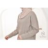 Women's Essential Taupe woven set