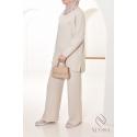 Women's Essential Beige woven set