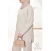 Women's Essential Beige woven set