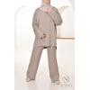 Women's woven knit set Iconic Taupe