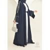 Abaya Dubaï JAWAARA Bleu Nuit Neyssa Shop