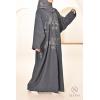 Midnight blue butterfly abaya Dubaï