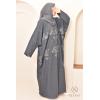 Midnight blue butterfly abaya Dubaï