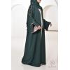 Abaya Dubaï JAWAARA Bottle green