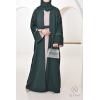 Abaya Dubaï JAWAARA Bottle green