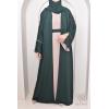 Abaya Dubaï JAWAARA Bottle green