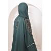 Abaya Dubai JAWAARA Flaschengrün